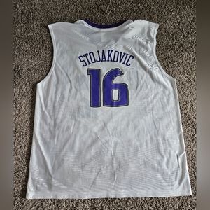 NBA Sacramento Kings men’s #16 Peja Stojakovic basketball jersey 2XL